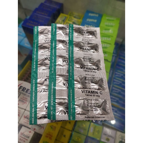 Vitamin C 50mg / Vitamin Daya Tahan Tubuh