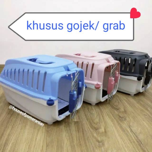 Pet cargo dog cat carrier kennel box anjing kucing kelinci tas travel