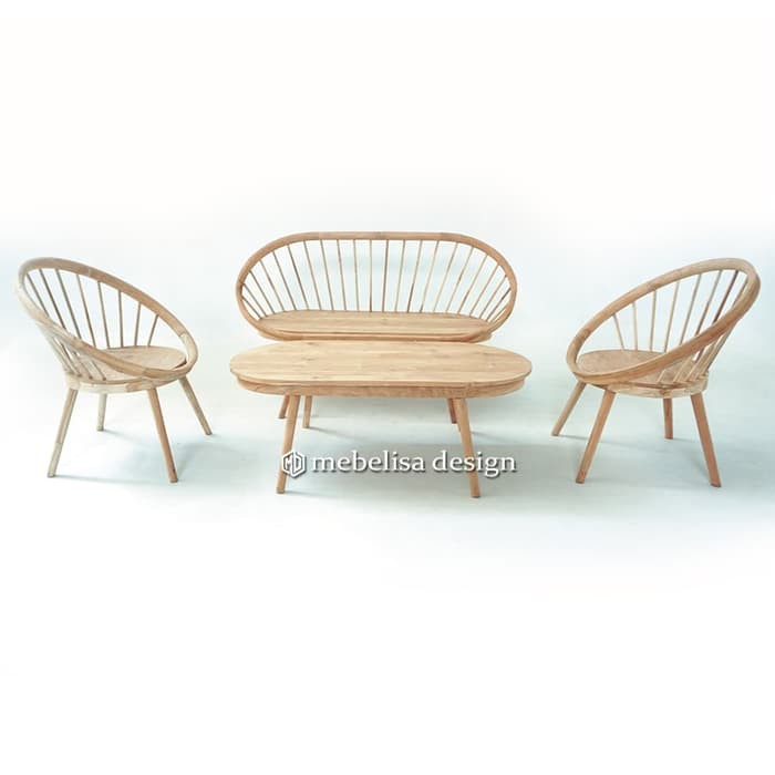 Kursi Meja Tamu Retro, Kursi Meja Tamu Set Jati, Meja Kursi Tamu Retro