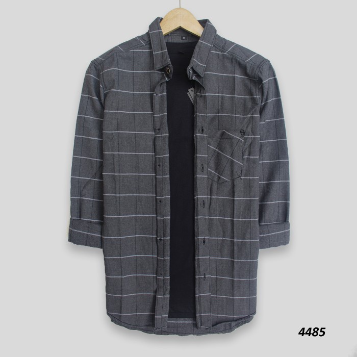 Kemeja Flanel Pria Premium Outer Korean Style Lengan Panjang Termurah Terbaru Z2I6 Distro Lembut Bes