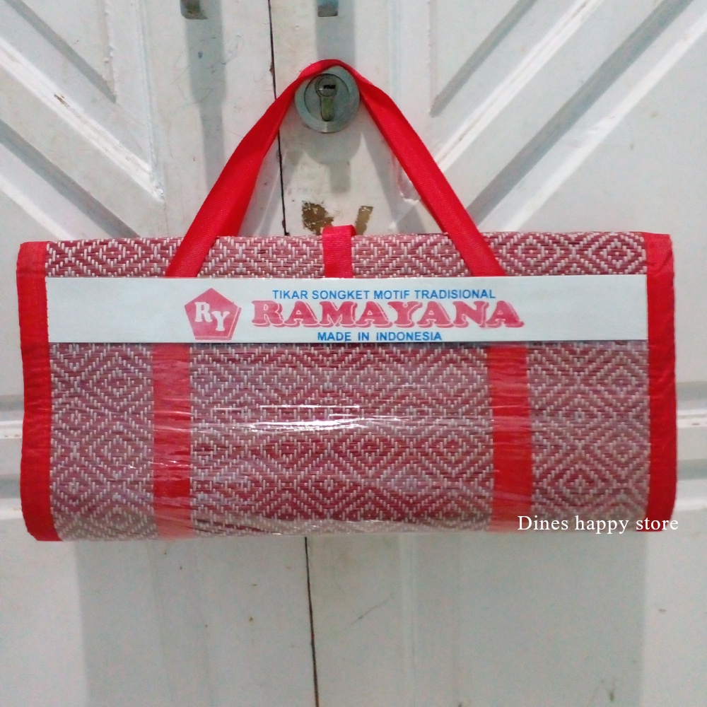 Tikar Lipat Piknik Tiker Hajatan Bahan Anyaman Mendong Tiker Lesehan Lantai Rumah Samak Santai Campi