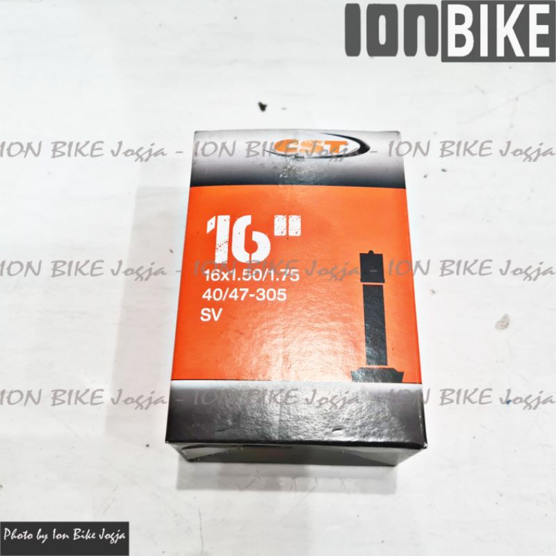 ban dalam CST 16 x 1.50 - 1.75 AV pentil motor - ban sepeda lipat seli