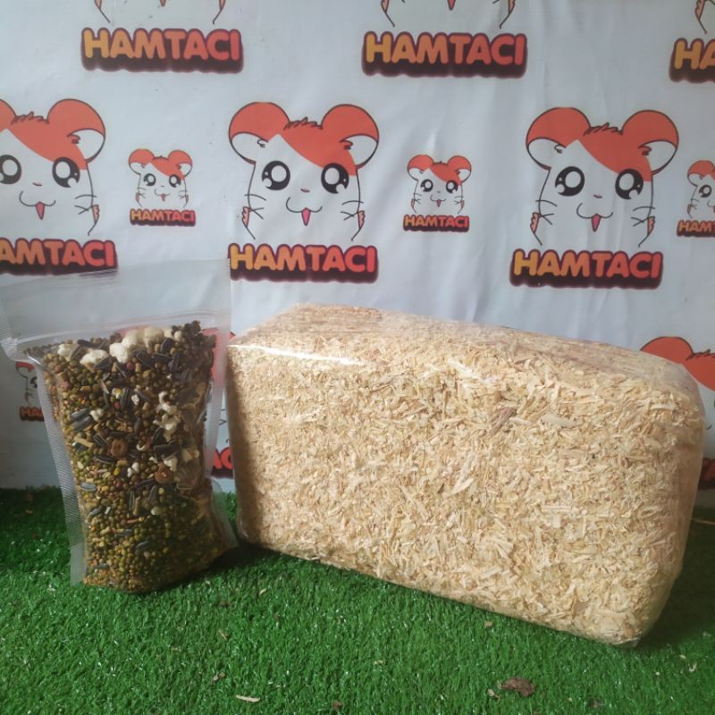 PAKET MURAH SERBUK DAN MAKANAN MIX BASIC HAMSTER/GERBIL