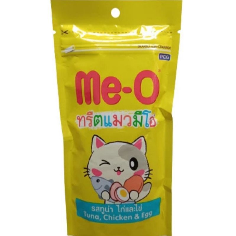 Snack Kucing Me-o 50gr Cemilan Kucing Meo - Tuna, Chicken &amp; Egg