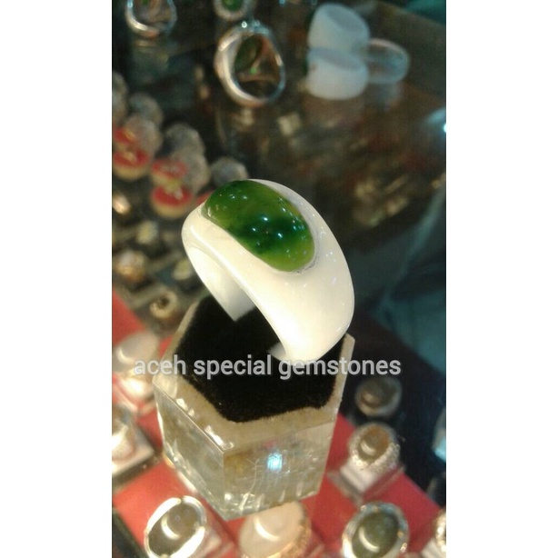 cincin batu combinasi giok terindah _asli aceh_