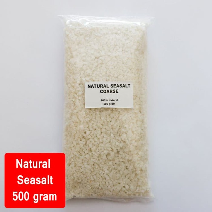 

GARAM LAUT ALAMI KASAR NATURAL SEA SALT COARSE 500 GRAM