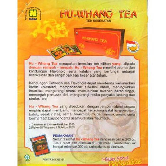 

NATURAL HU WANG TEA HWT TEH HERBAL ALAMI ORIGINAL NASA