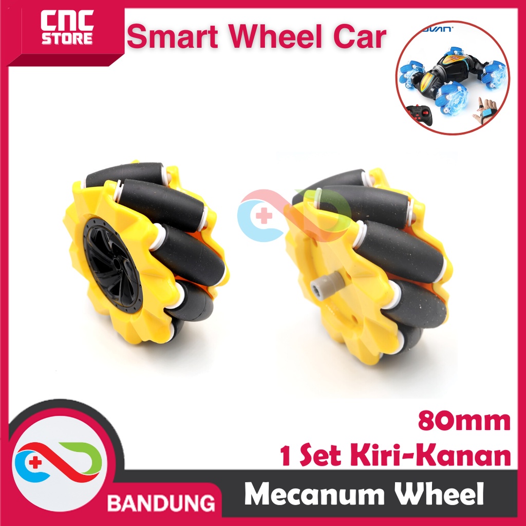 MECANUM WHEEL RODA ROBOT OMNI-DIRECTIONAL OMNI WHEEL 80MM SMART CAR