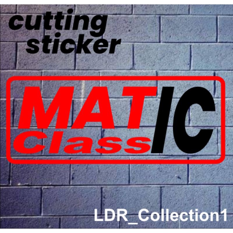 sticker motor matic classic