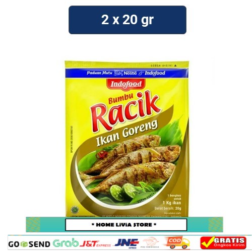 

Indofood Bumbu Racik Ikan Goreng 2 x 20 gr