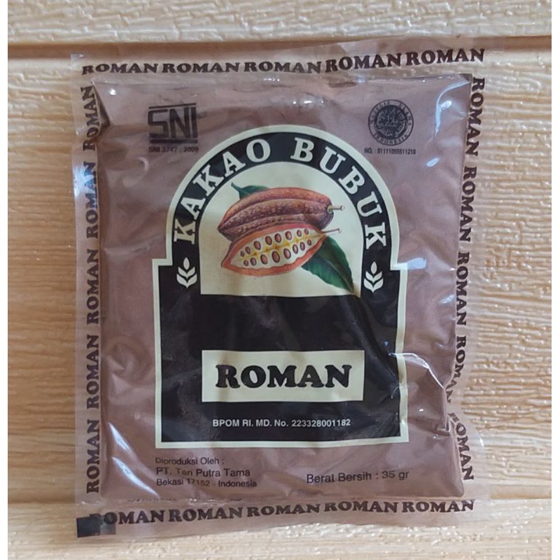 ✔MURAH Kakao Bubuk Roman 35gr / Coklat Bubuk