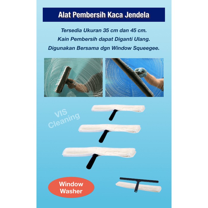 Wiper Kain 35 cm Pembersih Kaca (Window Washer)