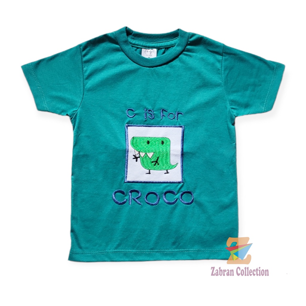 Zabran -  Pilih Warna Kaos Anak Cowok Bordir 1 Sampai 5 Tahun