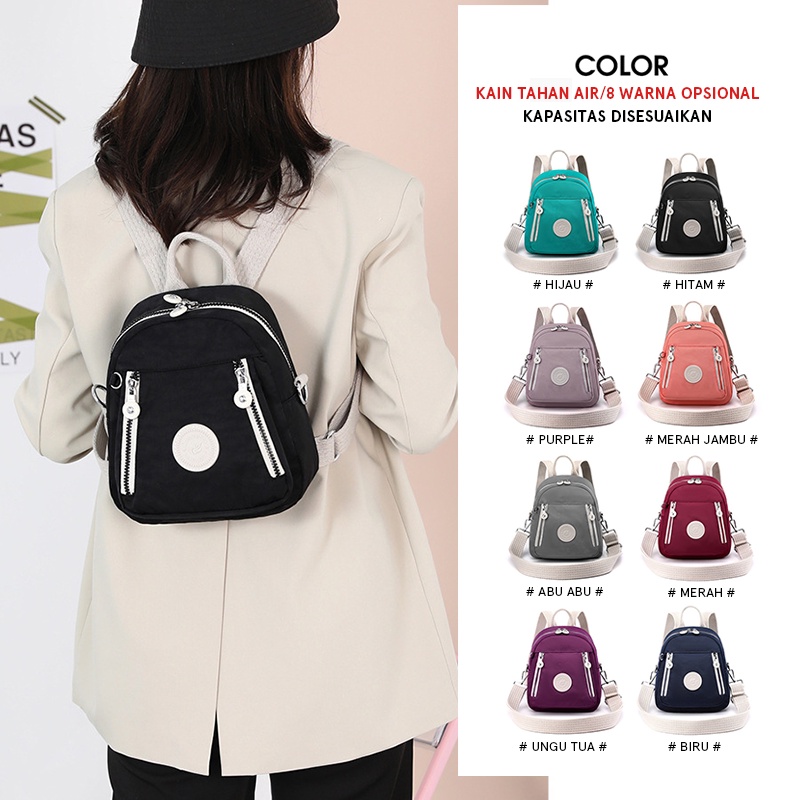 Hathin muii COLORFUL FOX 6253 Tas Selempang Wanita Tas Ransel Wanita Sling Bag Wanita Tas Anti Air