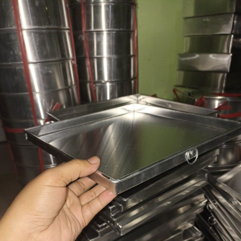 HARGA PROMO... Cetakan loyang kue kering 30x30x2 28x28x2 26x26x2 harga murah terjangkau aluminium asli