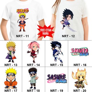 Baju Kaos ANAK DAN DEWASA NARUTO COUPLE FREE NAMA 1 50 Baju Kaos ANAK DAN DEWASA NARUTO COUPLE FREE NAMA 1 50