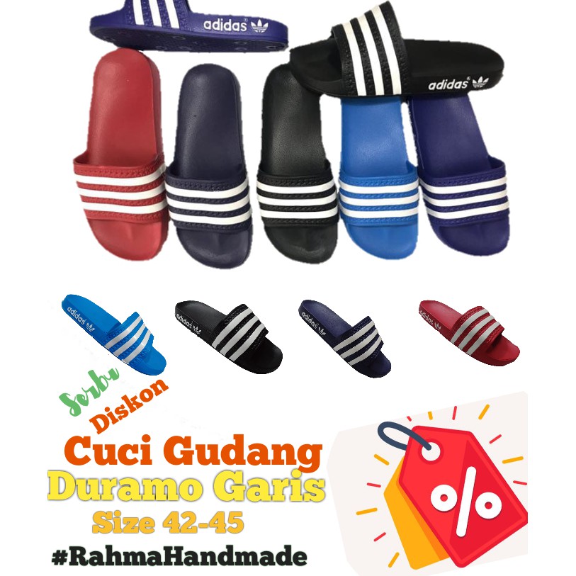 SANDAL DURAMO SELOP GARIS/SANDAL MURAH/SANDAL KARET/SANDAL IMPORT/SANDAL GROSIR/SANDAL TERBARU