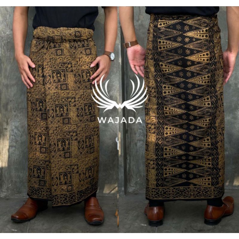 SARUNG BATIK PRIA CAP WAJADA TERBARU TERLARIS DAN KEKINIAN FASHION MUSLIM