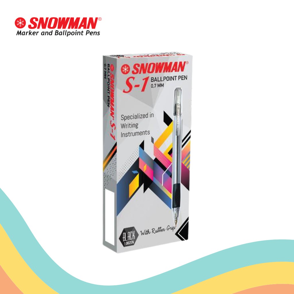 

BALLPOINT SNOWMAN S-1 (12 PCS)