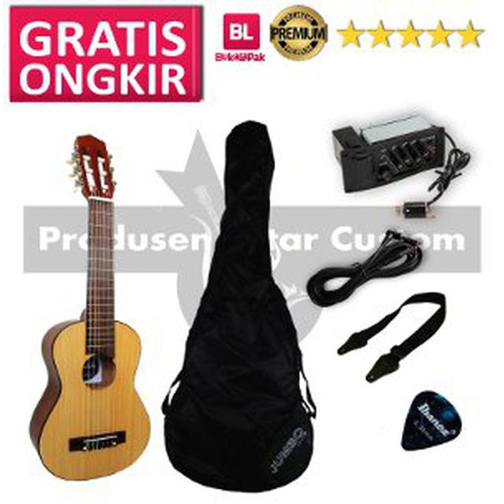 Guitalele Akustik Elektrik  Gitarmini Gitar lele Yamaha GL 1 Custom