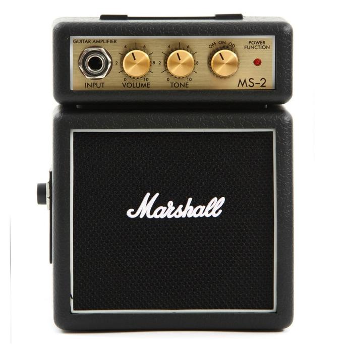 Marshall MS2 Mini Amplifier For Guitar Bass Sound
