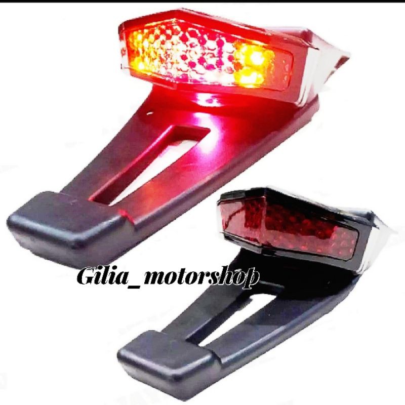 Stoplamp klx Buntut Spakbor Belakang Klx 3in1 Sen Lampu Stop Motor Klx 150 - Dtracker - Trail Lampu