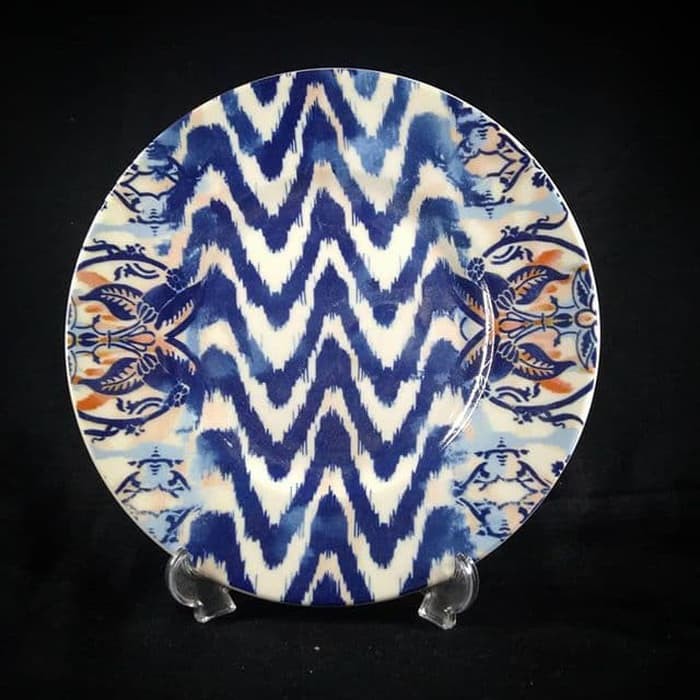 BATIK INDIGO (PIRING MAKAN / HIAS) - Biru