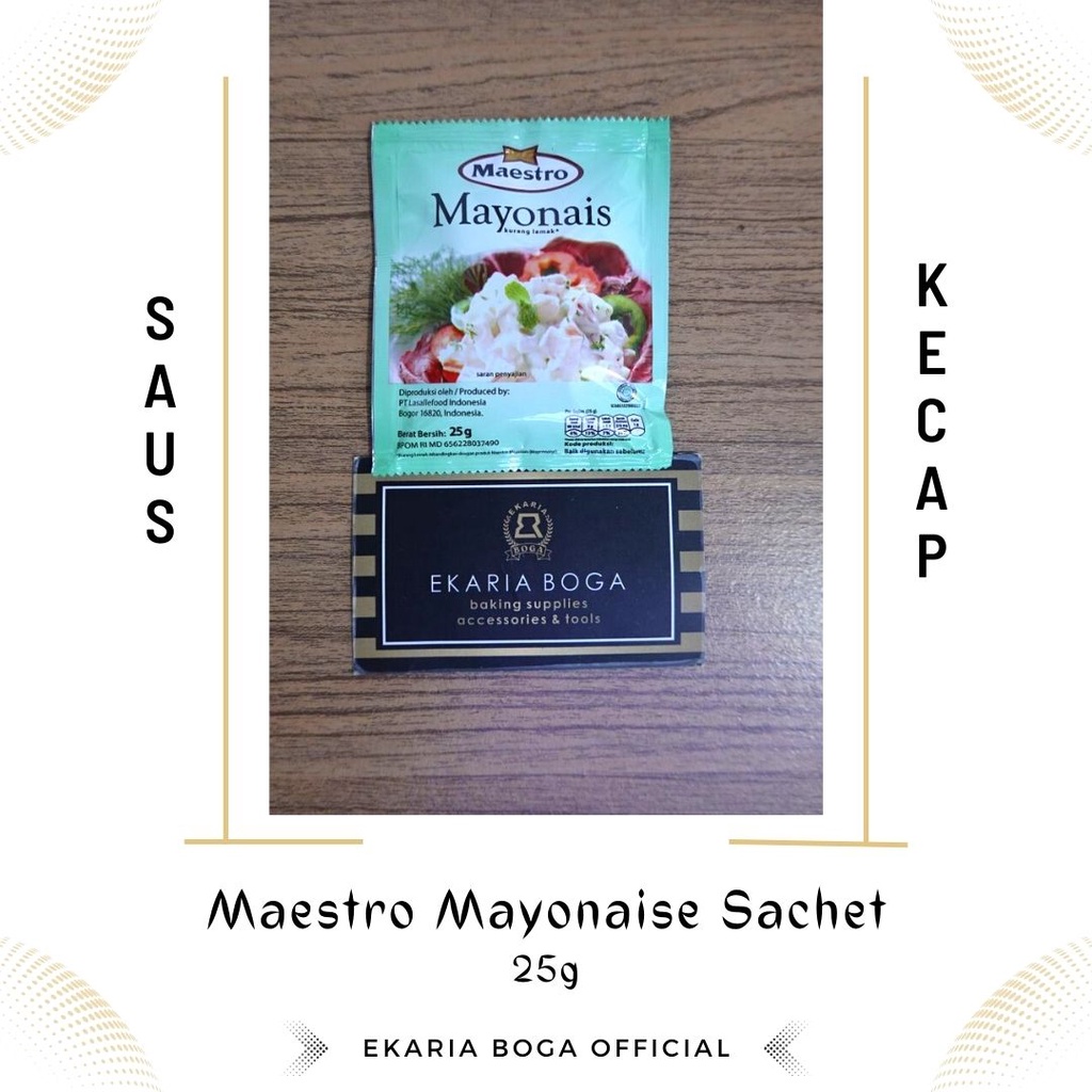 

SAUS | MAYONAIS | MAESTRO MAYONAISE SACHET 25G