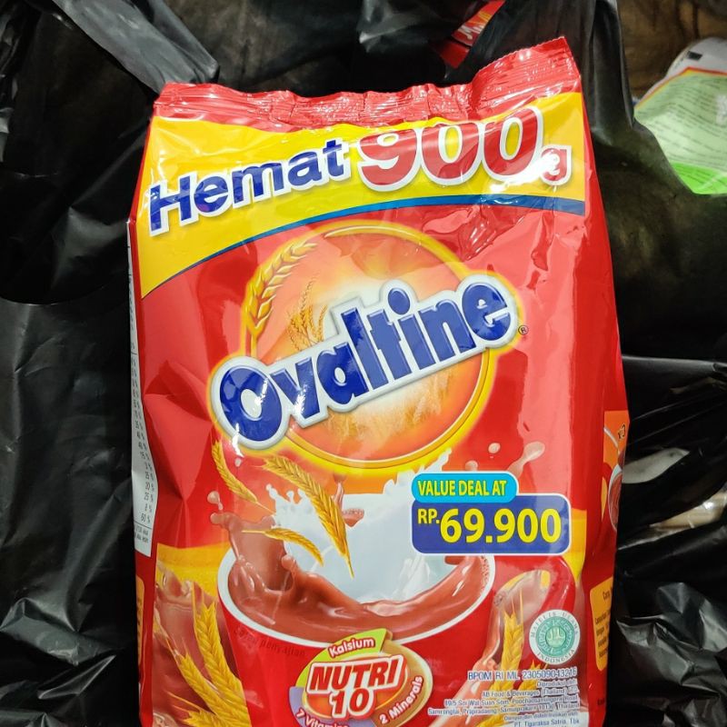 Ovaltine Classic Nutri 900gr Susu Bubuk Coklat GROSIR Murah