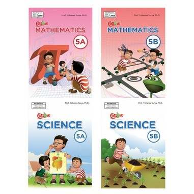 Buku Math &amp; Sains SD 5A-5B (Edisi Bilingual)