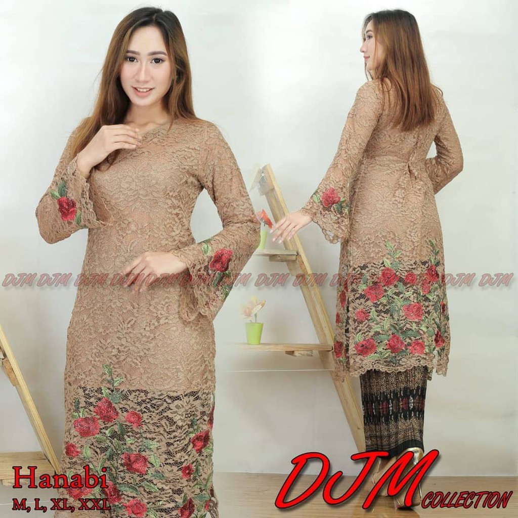 KEBAYA HANABI BRUKAT ROK PRISKET KEBAYA BRUKAT KEBAYA RUMAH KEBAYA BANDUNG RUMAH SONGKET BANDUNG