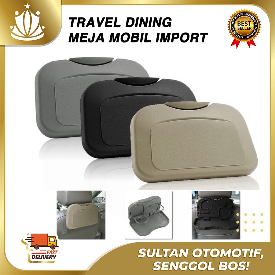 Travel Dining Tray Meja portable mobil botol Car Rak Lipat Minum Rack