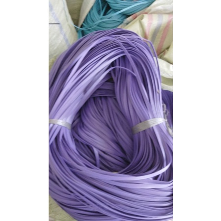 bahan rotan plastik -+200 meter per kilo /bahan rotan lesio sintetis / jual per kilo