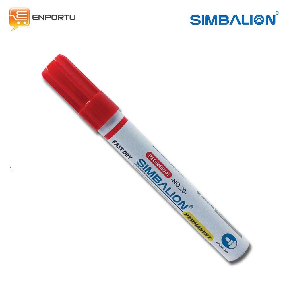 

Kusus Hari ini Simbalion Spidol Permanent Red - Spidol Murah Limited