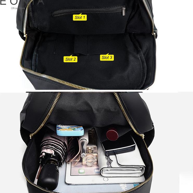 {SKT.20Au22o} PNA GENNA Ransel Korea Tas Wanita Punggung Import Kantor Kerja Sekolah Kuliah Outdoor 