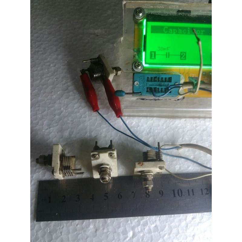 varco besi 35pf trimer batu highvoltage variable capacitor tested