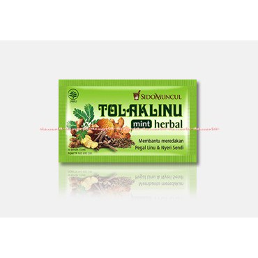 Sidomuncul Tolak Linu Herbal Tolaklinu Cair 5 Sachet Sido Muncu