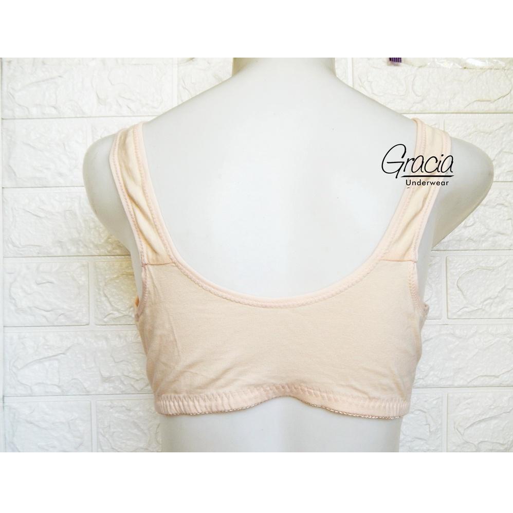 [PROMO WHI54] BH PLUM 211 CREAM Kancing Depan size 36 - 42 Ready Stok