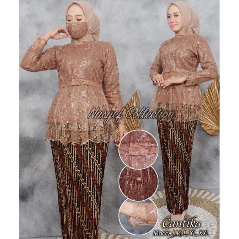 BLOUSE CANTIKA - KEBAYA TULLE CANTIK - KEBAYA MODERN - KEBAYA WISUDA - KEBAYA AKAD - KEBAYA PESTA