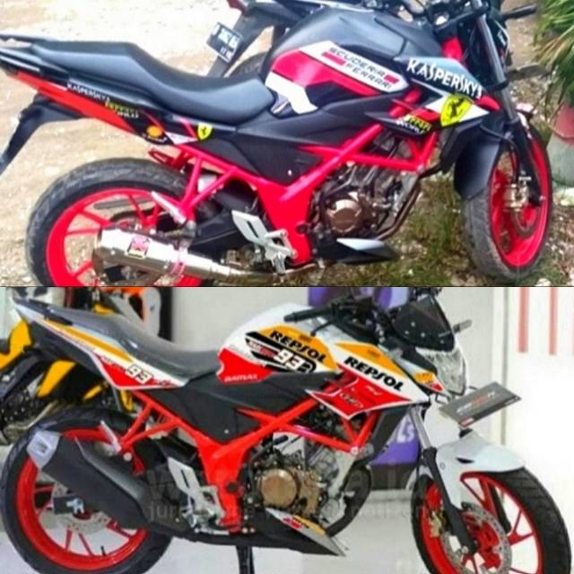 20+ Trend Terbaru Stiker Body New Cb150r Wild Black Ori ...