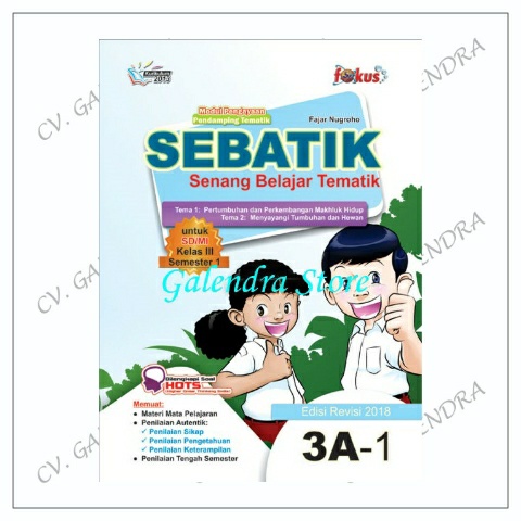 SEBATIK SD/MI Kls 3A-1 : TEMA 1 DAN 2
