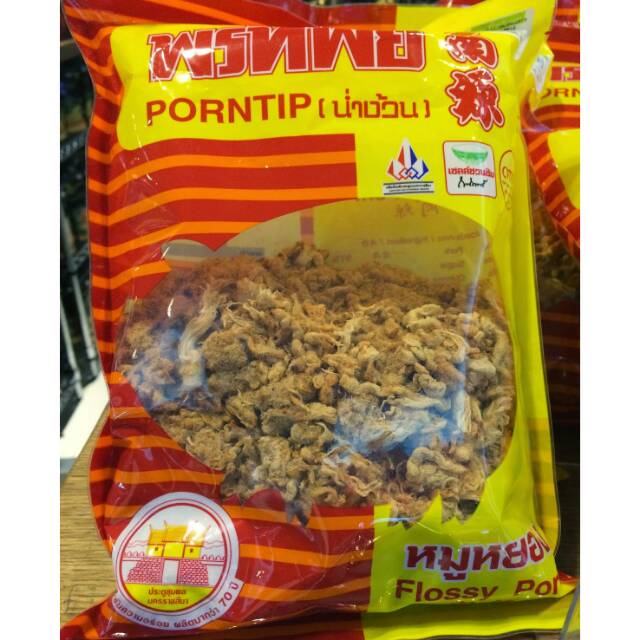 Abon babi porntip rasa original dan tomyum flossy pork