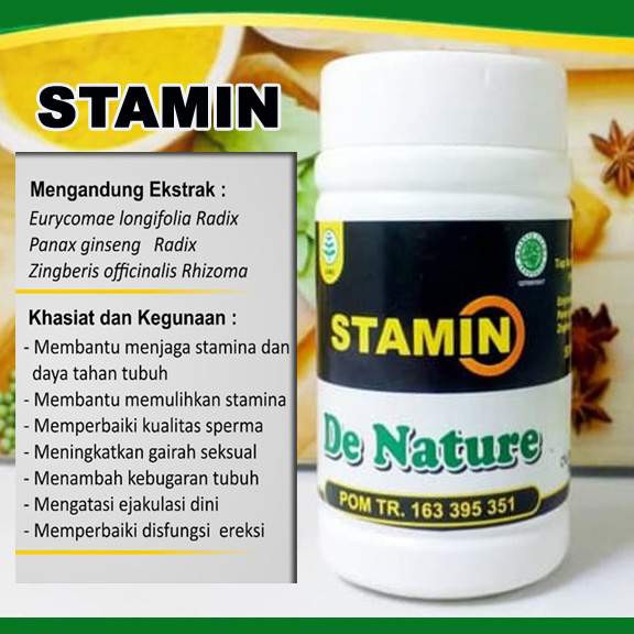 [ Suplemen Pria Dewasa ] Obat Stamina Pria Herbal Kuat Tahan Lama, Ejakulasi Dini, Lemah Syahwat/Naf