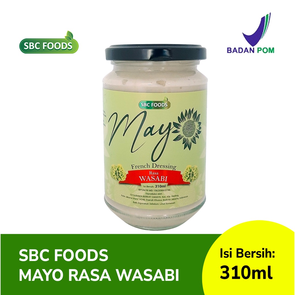 

SBC MAYO Mayonaise Eggless Creamy Rasa Wasabi 310 mL