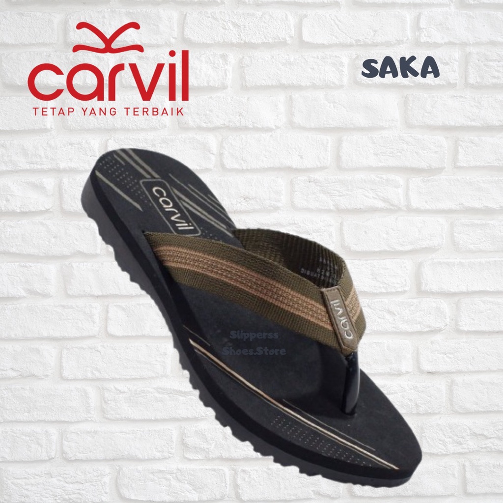CARVIL SAKA/Sandal Carvil Jepit/sandal kasual/sandal termurah/sandal hiking/sandal pria/sandal wanit
