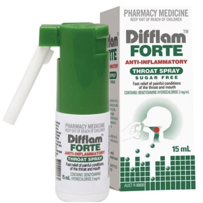 Obat Semprot Tenggorokan Difflam Forte Sorethroat Spray 15ml