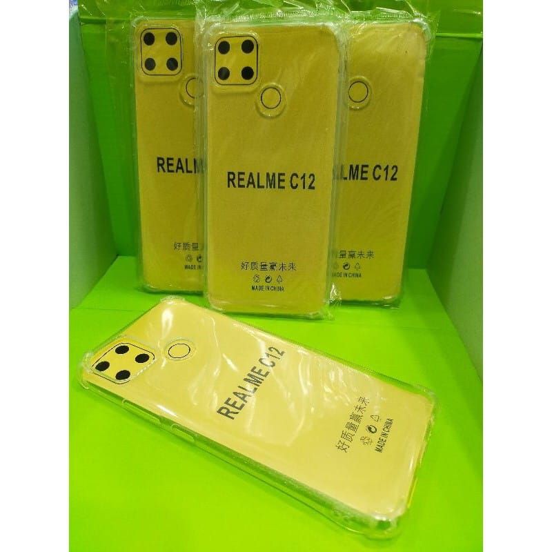 Anti Crack Realme C12 Case Silikon AntiCrack Bening Realme C12