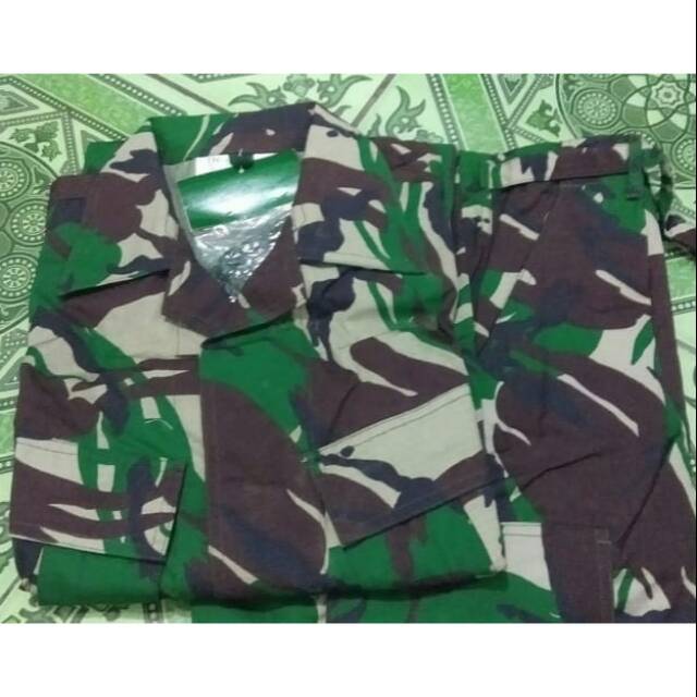 baju pdl doreng malfinas jatah asli TNI AD 2017 2018 kualitas terjamin asli ukura. K.S.B.EB