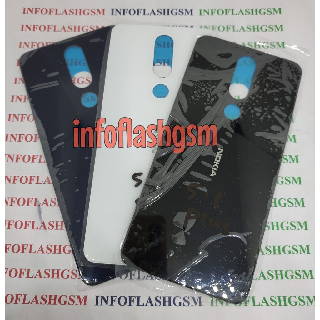 Backdoor Backcover Tutup Baterai Plus Adhesive Nokia 5.1 Plus X5.1 plus