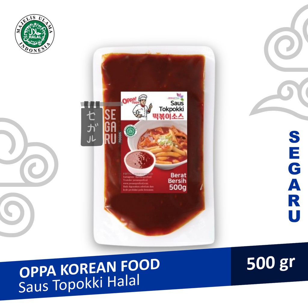 Bumbu Saus Topokki Tokpoki Tteokbokki Tokpokki Odeng OPPA Halal 500gr